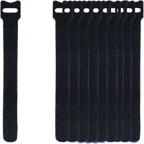 12 PCS 6 Inches Colorful Reusable Cable Ties, Wire Ties, Cord Organizer, Cable Organizer, Adjustable Cable Management