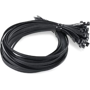 NORJIN 50 جهاز كمبيوتر شخصى 24 بوصة العلاقات البريدية الثقيلة، 175LBS العلاقات الأسلاك البلاستيكية قوية جدا، العلاقات كابل كبير اضافية طويلة التعادل يلتف مقاومة للأشعة فوق البنفسجية للاستخدام الصناعي المرآب في الهواء الطلق in Kuwait