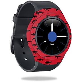 MightySkins Skin Compatible with Samsung Gear S2 Smart Watch wrap Cover Sticker Skins Guns