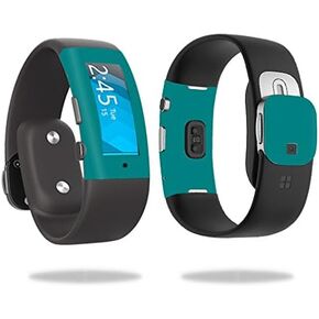 MightySkins Skin Compatible with Microsoft Band 2 Cover Skins Sticker Watch Solid Teal
