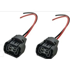 5202 PS24W H16 Female Wire Pigtail Two Harness Fog Light Bulb Connector Plug (PS24W 5202 H16)
