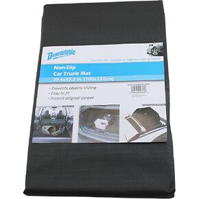 Dependable Industries Premium Non-Slip Car Trunk Mat Cargo Liner Universal Cut-to-Fit Protects Against Dirt Size 39" x 47"