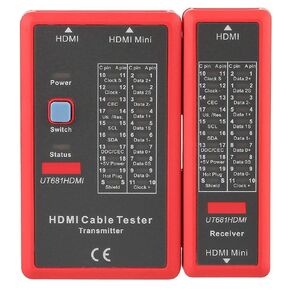 【اختبار HDMI فعال: جهاز اختبار UT681HDMI هو جهاز اختبار احترافي مصمم خصيصًا لاختبار كابلات HDMI، ويدعم إصدارات متعددة بما في ذلك HDMI 1.2V/1.3V/1.4V/2.0V.