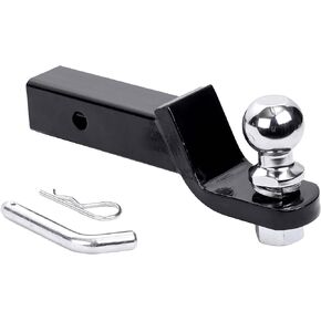 Bundle of VOLTORB Trailer Tri Ball Hitch, Fits for 2 inch Receiver,Trailer Hitch Lock, 5/8-Inch Dia Pin Lock