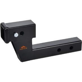 2 inch Trailer Hitch Extension/Towing Hitch Receivers for Trailers, 4.25" Rise & Drop,With7 & 9" Trailer Extender Adjustable Tow Hitch Made of 2" Solid Durable Metal with Anti-Rattle Bolts