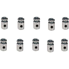 10 Pack Universal Round Body Wire Stop for Throttle Cable Brake Cable Mini Bike