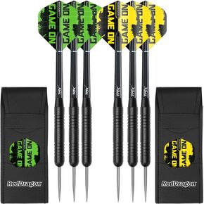 Red Dragon Strata Darts Set (2 Sets Darts) with Flights and Shafts