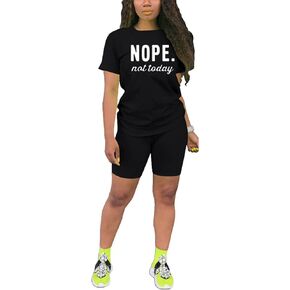 Nimsruc Two Piece Outfits For Women Summer Sweatsuits