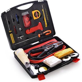 Roadside Emergency Car Kit，Car Emergency Safety Kit with Jumper Cable,Reflective Warning Triangle,Etc in Kuwait