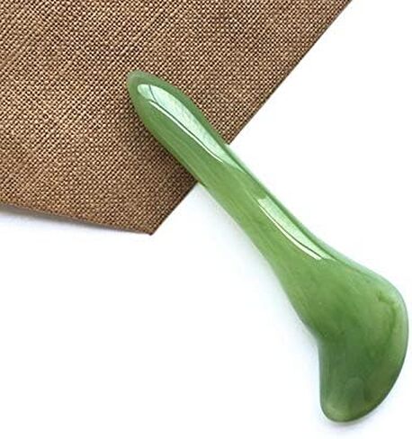 7PCS Resin Gua Sha Scraping Massage Tools Facial Body Guasha Board Gua Sha Scraping Board Ultra Smooth Scraper Tools for SPA Acupuncture Therapy Trigger Point (Green, Resin Material) in Kuwait