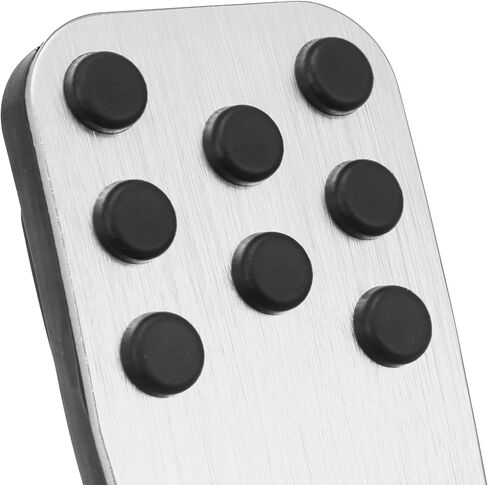 X AUTOHAUX 1 Set Anti Slip Aluminum Alloy Brake and Gas Accelerator Pedal Covers Foot Pedal Pads for Dodge Challenger Charger 2009-2019 for Chrysler 300 2014-2019 Black in Kuwait