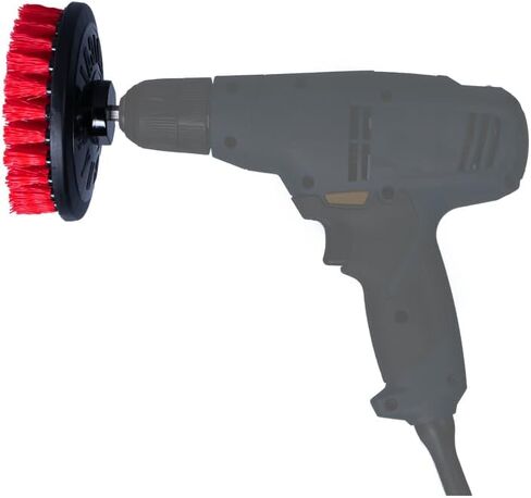 Chemical Guys ACC506 Light Duty Spinner Multi-Surface Drill Brush Attachment (Fits Any Standard Drill - Power Scrubber Removes Stains & Gently Cleans Upholstery, Fabric and Carpet), Gray in Saudi Arabia