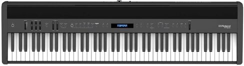 Roland FP-60X 88-Key SuperNATURAL بيانو رقمي محمول، حزمة سوداء مع حامل، مقعد، دواسة مستدامة، سماعات رأس ستوديو in Kuwait