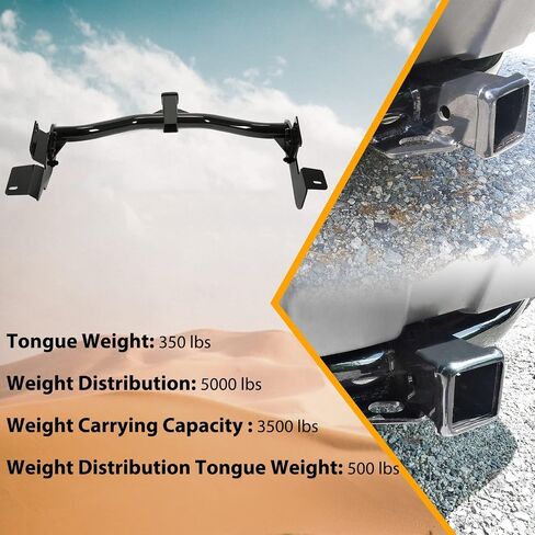 KUAFU Class 3 Trailer Tow Hitch Replace for 13650 Compatible with 2005-2012 Ford Escape 2005-2011 Mazda Tribute and Mercury Mariner Trailer Hitch with 2" Receiver in Saudi Arabia