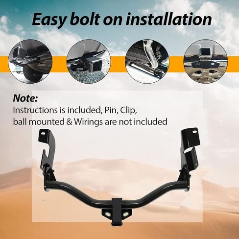 KUAFU Class 3 Trailer Tow Hitch Replace for 13650 Compatible with 2005-2012 Ford Escape 2005-2011 Mazda Tribute and Mercury Mariner Trailer Hitch with 2" Receiver in Saudi Arabia