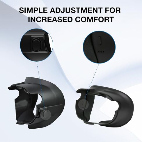VR Facial Interface Face Pad for Meta Quest 3 Accessories, Adjustable VR Faceplate with Soft Breathable PU Face Cushion Pad, with Anti-Leakage Nose Pad for Oculus Quest 3 Headset in Saudi Arabia