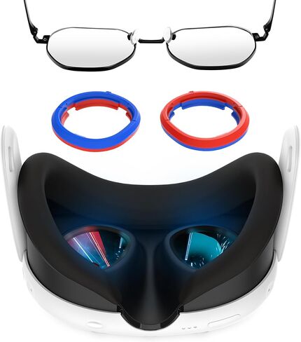 فاصل نظارات بإطار مغناطيسي VR لـ Oculus/Meta Quest 3، ملحقات حماية عدسة النظارات، حماية فاصل زجاجي ضد الخدوش لسماعات Oculus Quest 3 in Kuwait