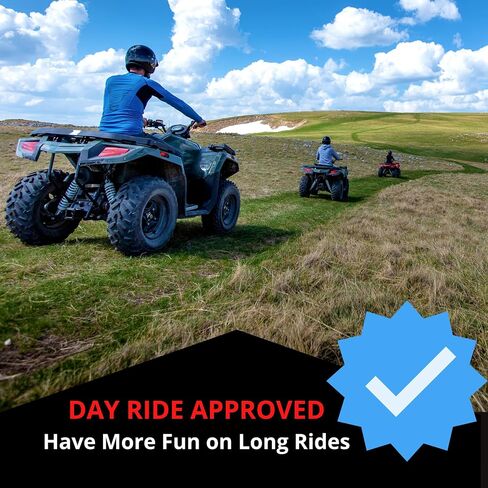 أغطية مقاعد Badass Moto ATV: وسادة مقعد الدراجة النارية. وسادة مقعد دراجة نارية بتدفق هواء تبريد 3DMesh. واقي مقعد Powersports ATV متعدد الاستخدامات يوقف المقعد الساخن، Swass. سريع الجفاف، يخفي الشقوق القبيحة. in Saudi Arabia