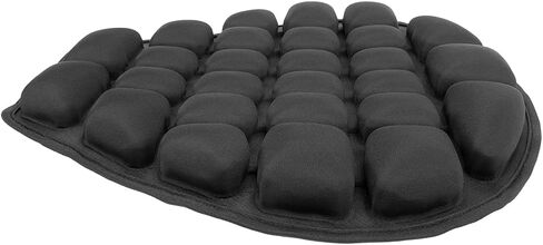 JEMIA Pressure Relief Motorcycle Air Cushion Seat Pad - Universal Fit with Standard Black TPU Material for Cruiser Touring Saddles in Saudi Arabia