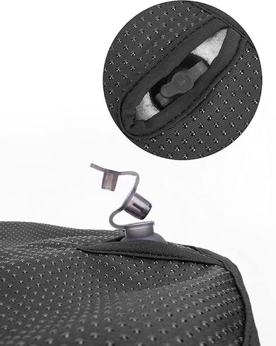 JEMIA Pressure Relief Motorcycle Air Cushion Seat Pad - Universal Fit with Standard Black TPU Material for Cruiser Touring Saddles in Saudi Arabia