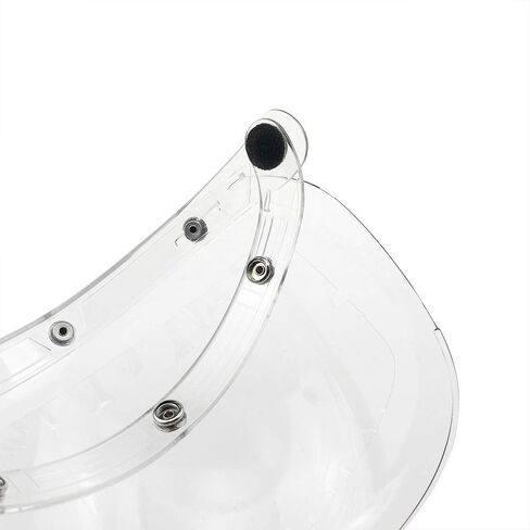 Motorcycle Standard 3-Snap Button Flip Up Down Universal Bubble Visor for Open Face Half Helmet Wind Shield(Clear) in Saudi Arabia