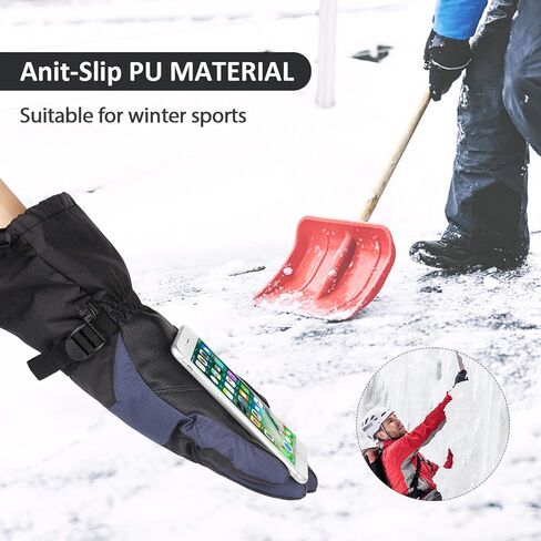 قفازات التزلج والثلج للرجال والنساء مقاومة للماء وشاشة لمس مقاومة للرياح in Kuwait