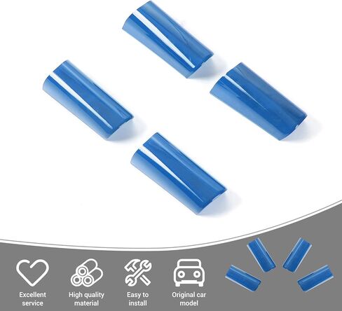 ل Jeep JK عجلة القيادة الكسوة الأزرق ل جيب رانجلر JK JKU 2007 2008 2009 2010 الأزرق الداخلية اكسسوارات 4 قطعة in Kuwait