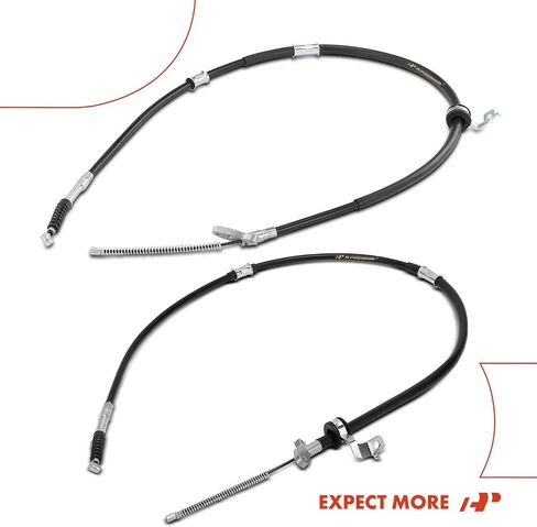 مجموعة كابل فرامل الانتظار للسائق الخلفي وجانب الركاب A-Premium متوافقة مع موديلات تويوتا: RAV4 2004-2005، مجموعة من قطعتين - استبدال # 4642042070، 4643042070 in Saudi Arabia
