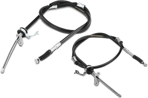 مجموعة كابل فرامل الانتظار للسائق الخلفي وجانب الركاب A-Premium متوافقة مع موديلات تويوتا: RAV4 2004-2005، مجموعة من قطعتين - استبدال # 4642042070، 4643042070 in Saudi Arabia