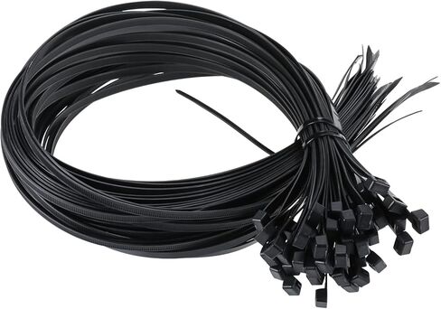 NORJIN 50 جهاز كمبيوتر شخصى 24 بوصة العلاقات البريدية الثقيلة، 175LBS العلاقات الأسلاك البلاستيكية قوية جدا، العلاقات كابل كبير اضافية طويلة التعادل يلتف مقاومة للأشعة فوق البنفسجية للاستخدام الصناعي المرآب في الهواء الطلق in Kuwait