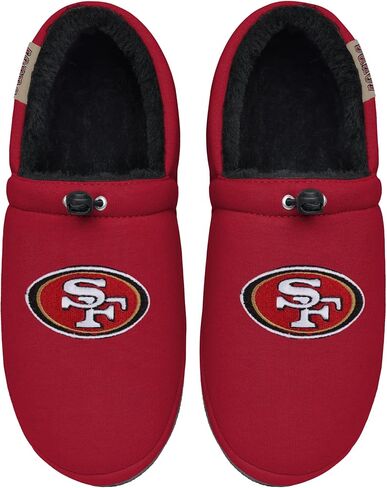 شبشب رياضي بدون كعب للرجال من FOCO San Francisco 49ers NFL بشعار كبير in Kuwait