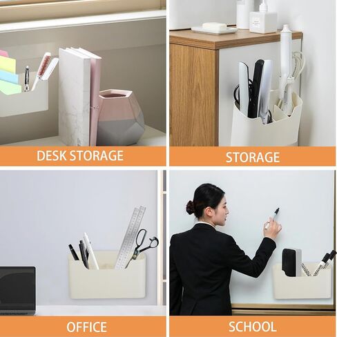 3Pack Wall Organizer File Holder, Acrylic Single Pocket Wall Mount Plastic File Holder, Clear Hanging Wall File Organizer for Office Home, 10.7" x 2.7" x 6.3" in Saudi Arabia