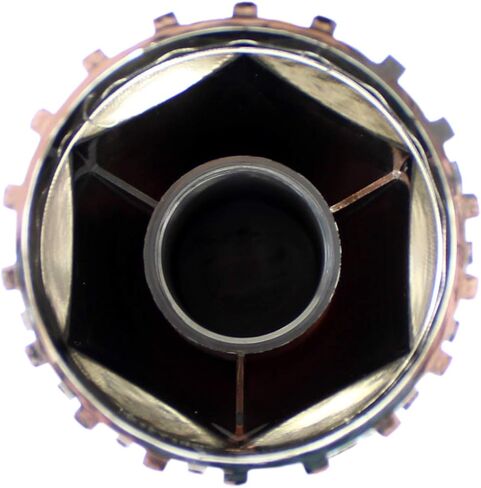 33mm Chrome ABS Plastic Screw-on Standard or Spiked Lug Nut Covers Pack of 10 (Standard) in Saudi Arabia