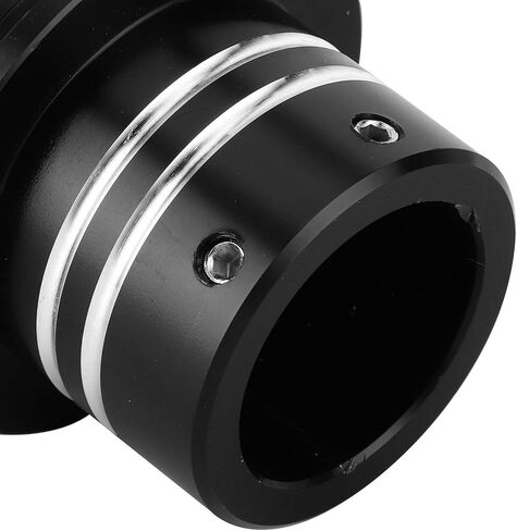 Aramox Front Axle Nut Covers Caps Kit, 5 Colors Front Axle Nut Cap Covers Distinctive Crown Styling CNC Aluminum Alloy for Motorbike Modification(Black Chrome) in Saudi Arabia