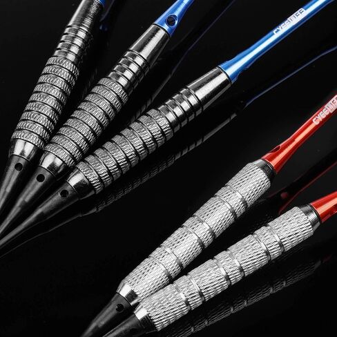 CyeeLife 18 Gram Soft tip Darts with 2Designs,4 Colors Aluminium shafts with Rubber Rings,100 Extra Tips and Dart Tool in Saudi Arabia