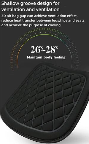 3D Decompression Car Seat Cushion Breathable and Comfortable Driver Seat Cushion Non-Slip Car Seat Pads for Car,Truck,SUV,Truck,Etc (Single piece, Coffee) in Saudi Arabia