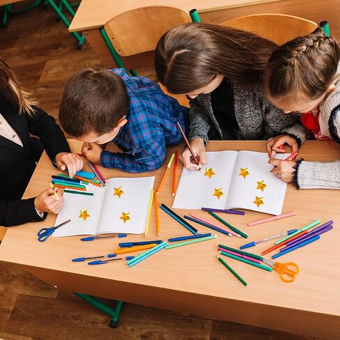 500 قطعة من ملصقات النجوم الذهبية المجسمة لمكافآت الأطفال، ملصقات رقائق معدنية لامعة ذاتية اللصق مقاس 1 بوصة، ملصقات نجوم لامعة، ملصقات مخطط سلوك المكافآت لطلاب المدارس والمعلمين in Kuwait