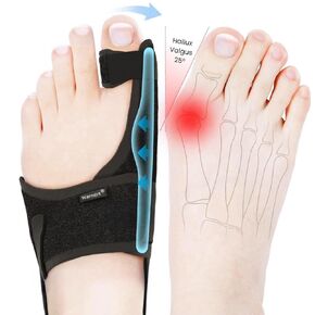 Bunion Corrector for Women Big Toe Straightener,Orthopedic Bunion Splint, Non-Surgical Hallux Valgus Correction, Hammer Toe Straightener, Comfortable & Breathable for Day/Night