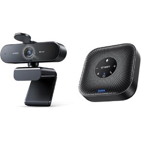 EMEET NOVA 4K PDAF Autofocus Webcam and M0 Plus Speakerphone