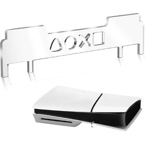 Horizontal Stand for PS5 Slim Console, Transparent Acrylic PS5 Slim Horizontal Stand, Heat Dissipation Bracket，Stable Base with Enhanced Support for PlayStation 5