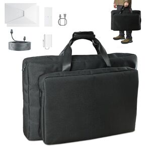 Starlink Gen 3 Carry Case - Shockproof, Stress-Resistant with Water-Resistant, Dustproof Fabric and Customizable Interior Compartments (Black)