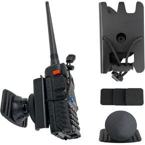 Dartbeast Radio Bracket for Car Magnetic Rotable Vehicle Walkie Holder Truck Dashbord Holster Compatible with CB, VHF and GMRS and Other Radios Stable Even on Off-Road Driving
