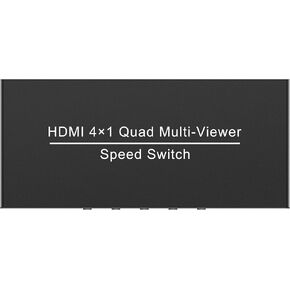 1080P HDMI 4x1 Quad Multi-viewer Segmentation Converter Screen Splitter Compliant with HDMI 1.3a