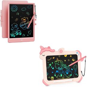 bravokids LCD Writing Tablet 8.5 Inch Toddler Doodle Board, 10 Inch Doodle Board Toys for 3-6 Years Old Girls Boys