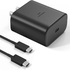 S24 S22 S23 S25 Samsung Charger Super Fast Charging Cord Type C 45W Samsung Super Fast Charger Block with 6FT USB C Charger Cable for Galaxy S25/S24/S23/S22/Plus/Ultra/FE/Z Fold/Z Flip/Galaxy Tab S10