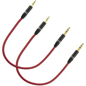 3.5mm to 2.5mm Aux Cable;Seadream 2Pack 8 inch 3-Pole 3.5mm Male to 2.5mm Male Audio Cord Car Auxiliary Audio Cord Headphone Connector Cable