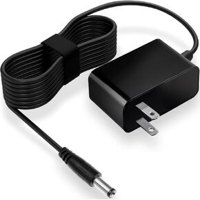 5.9ft Charger for Baby Swing Compatible with Maxi COSI, Fisher Price, Ingenuity, Queerick, Harppa and Others Baby Monitor Charger Replacement Cable DC Plug High Speed Power Supply 6V - Black