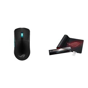 ASUS ROG Harpe Gaming Wireless Mouse, Ace Aim Lab Edition, 54g Ultra-Lightweight, 36,000 DPI Sensor ROG Sheath Extended Gaming Mouse Pad, Ultra-Smooth Surface for Pixel-Precise Mouse Control