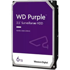 Western Digital 6TB WD Purple Surveillance Internal Hard Drive HDD - SATA 6 Gb/s, 128 MB Cache, 3.5" - WD62PURZ (Renewed)
