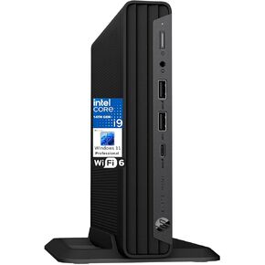 HP Elite Mini 800 G9 Elite Desk Business Desktop Computer, 14th Gen Intel 24-Core i9-14900 up to 5.8GHz, 64GB DDR5 RAM, 4TB PCIe SSD, WiFi 6, RJ45, Type-C, 2 DisplayPort, HDMI, Windows 11 Pro, AZ-XUT